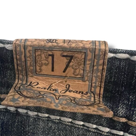 JR Realco‎ Jeans Womens 17 38 Blue Denim - Picture 6 of 10